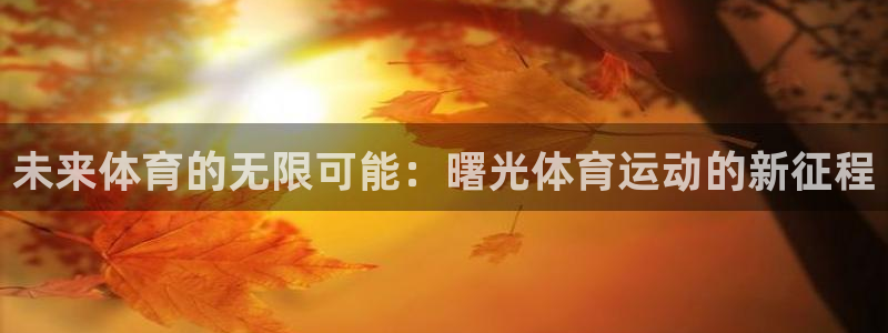 谈球吧体育官网：未来体育的无限可能：曙光体育运动的新征程