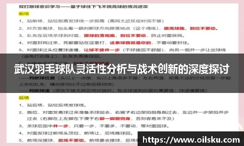 武汉羽毛球队灵活性分析与战术创新的深度探讨
